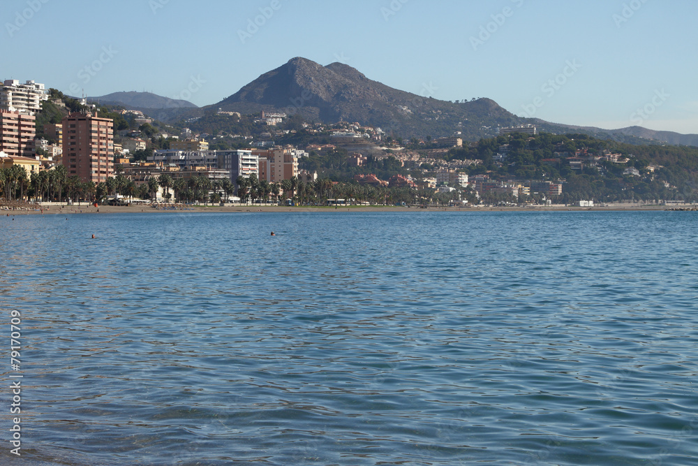 Fototapeta premium Coast of Andalusia. Malaga, Spain