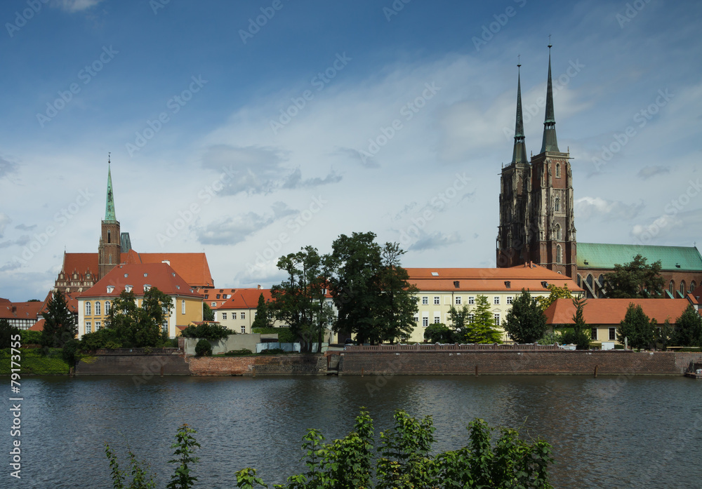 Wroclaw (Breslau), Ausblick auf die Dominsel Wroclaw (Breslau), Ausblick auf die Dominsel