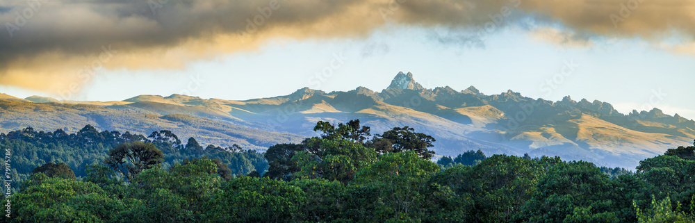Naklejka premium Mount Kenya