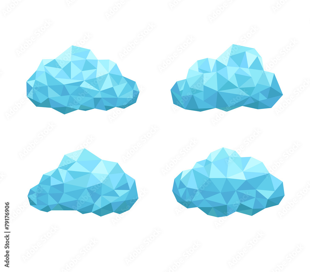 cloud geometrical style cloud geometrical style