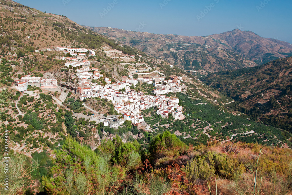 Village Otivar, Province of Granada, Spain