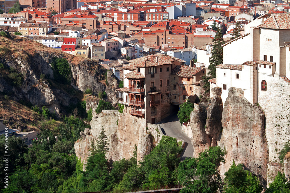 houses hung (casas colgadas) in cuenca, Spain
