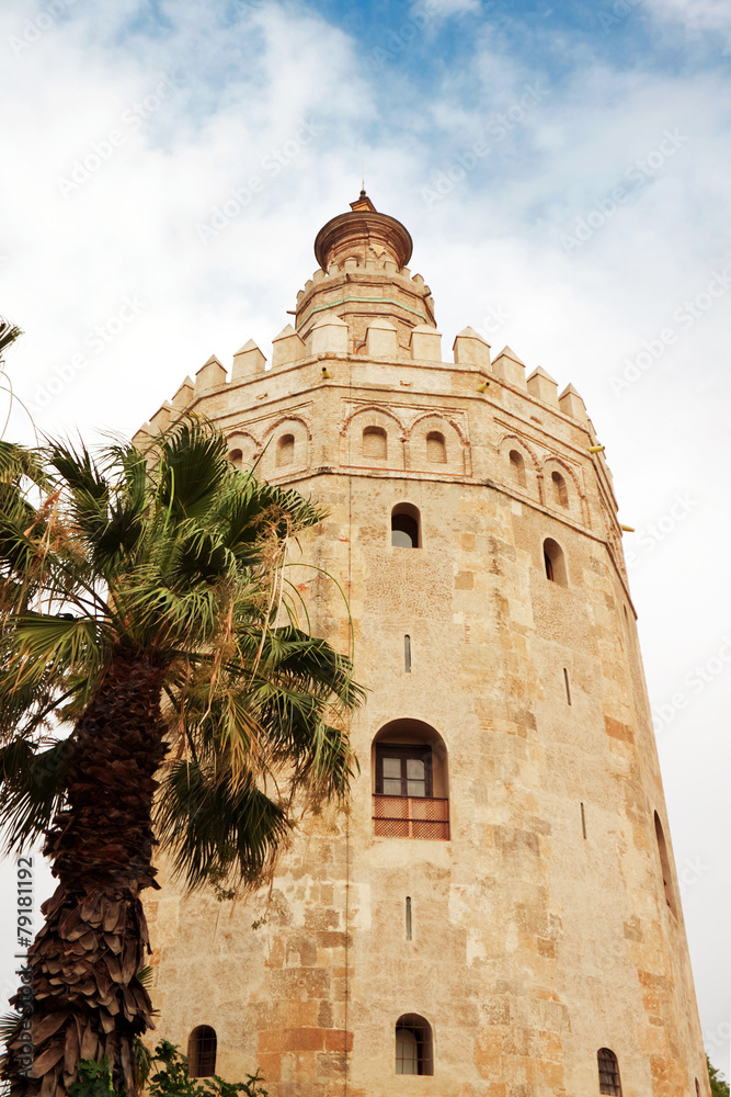 Torre del Oro (Gold Tower). in Sevilla, Spain Torre del Oro (Gold Tower). in Sevilla, Spain