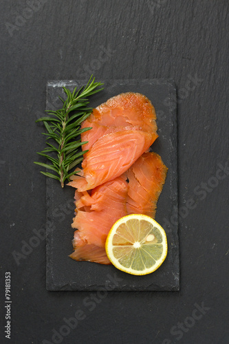 smoked salmon photo