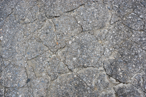 Grunge concrete cement floor with crack