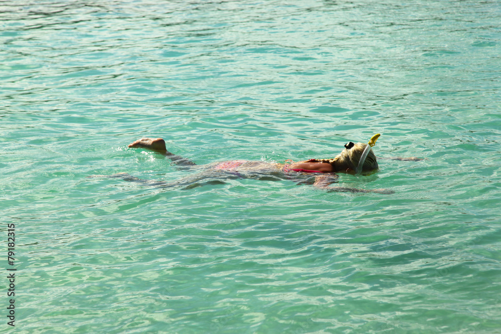 Obraz premium Snorkeling