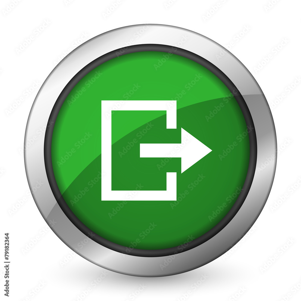 exit green icon exit green icon