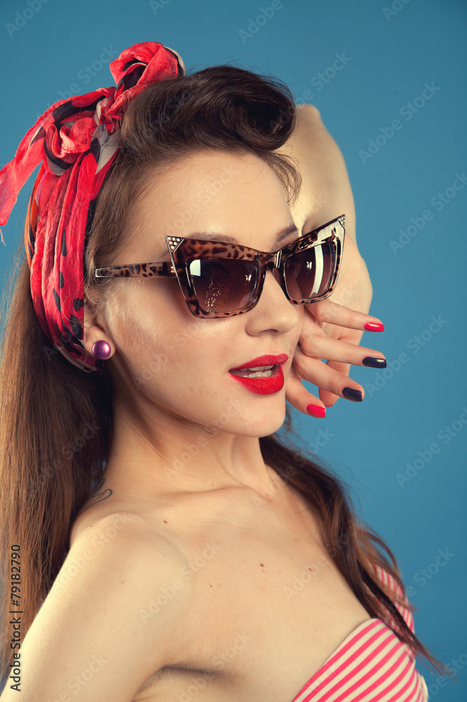 Obraz premium pin-up girl.