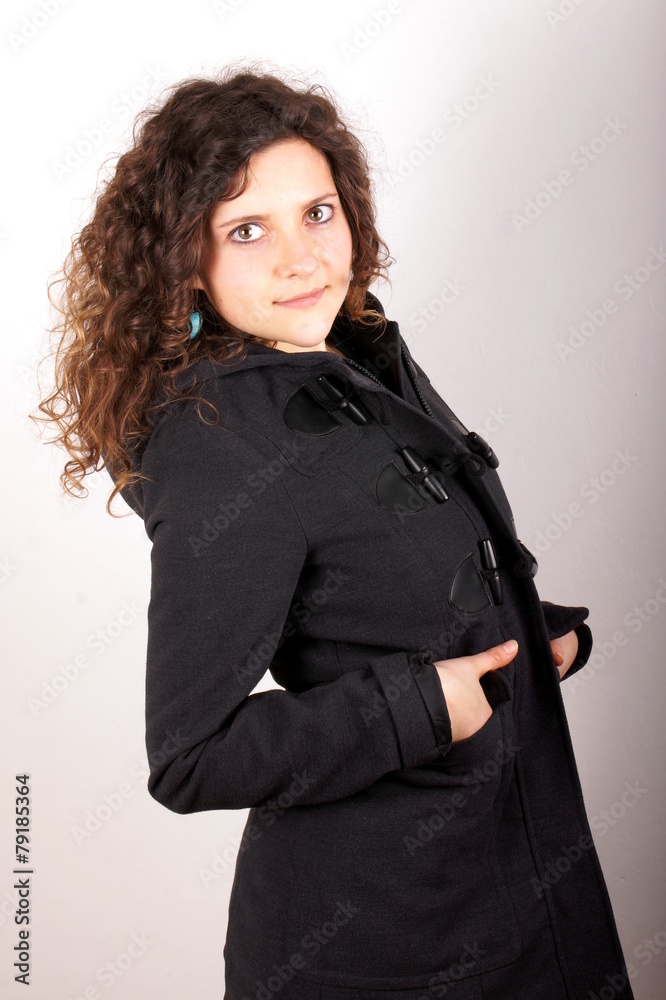 Girl with coat Girl with coat