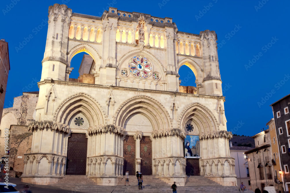 Cathedral in city of Cuenca, province Cuenca, Castilla-La Mancha