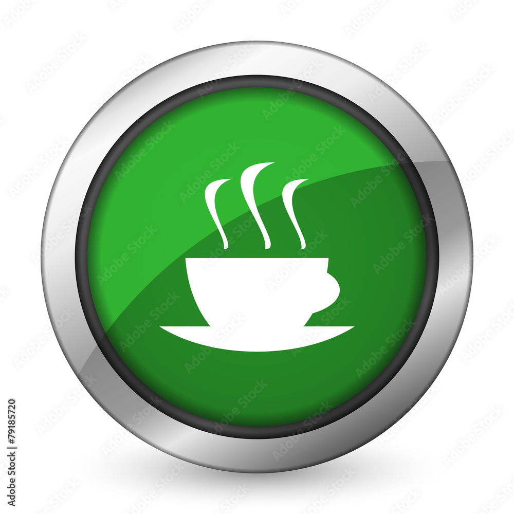 espresso green icon hot cup of caffee sign espresso green icon hot cup of caffee sign