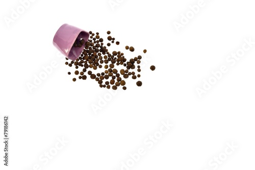 Seeds of black pepper
