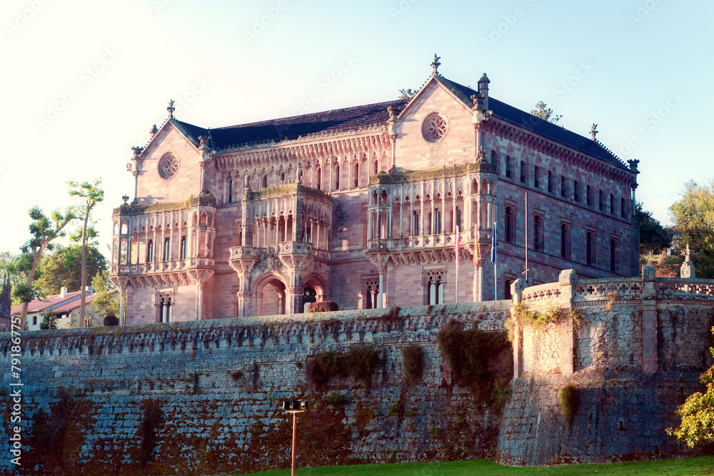 Palace Sobrellano, Comillas, Cantabria, Spine