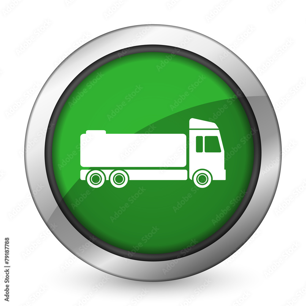 truck green icon cargo sign truck green icon cargo sign