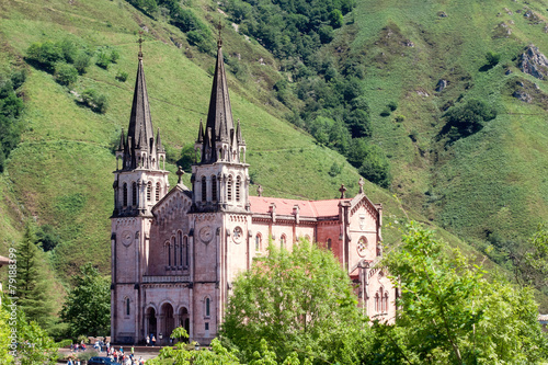 Basilica of Santa Maria  Covadonga  Asturias  Spain