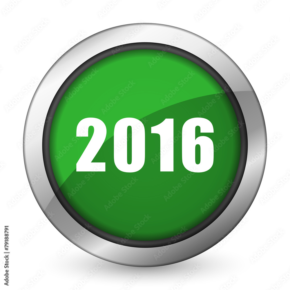 new year 2016 green icon new years symbol new year 2016 green icon new years symbol