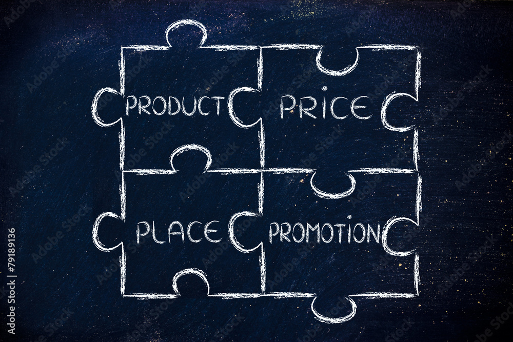 The 4 P's of marketing mix: produt, price, place, promotion The 4 P's of marketing mix: produt, price, place, promotion