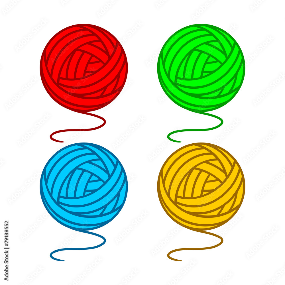Balls of yarn Balls of yarn