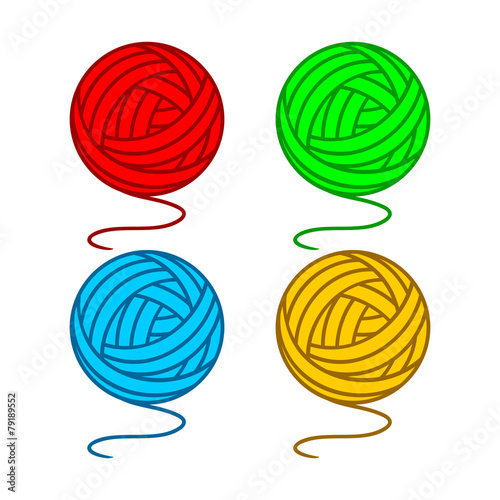 Balls of yarn