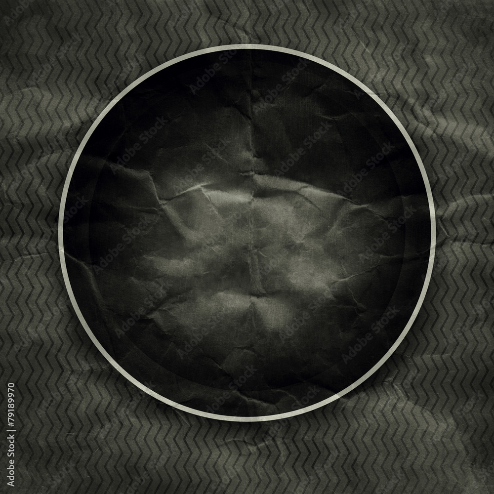 Black Paper round frame Black Paper round frame