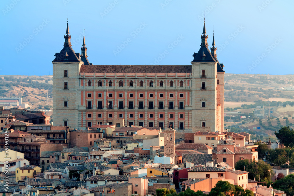 Naklejka premium Alcazar, Toledo, Spain
