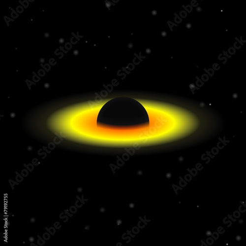 schwarzes loch planet I