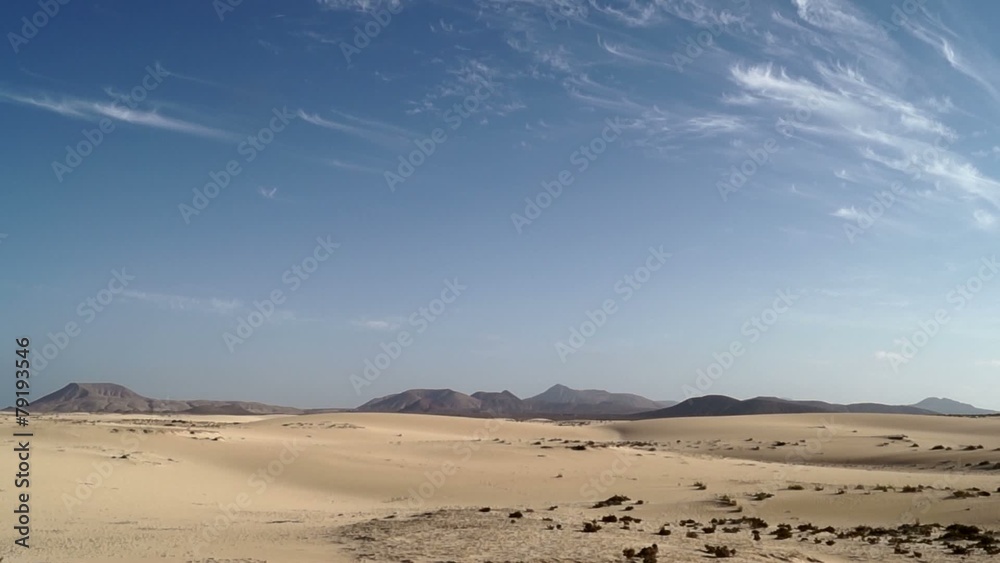 fuerteventura desert and trade winds timelapse fuerteventura desert and trade winds timelapse