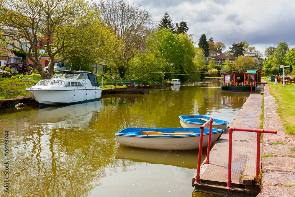 Obraz premium Tiverton Canal Devon