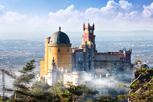 Palace of Pena in Sintra, Portugal photo