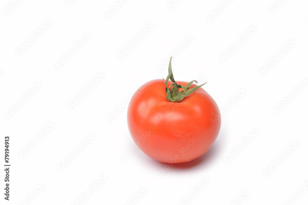 tomato on a white background