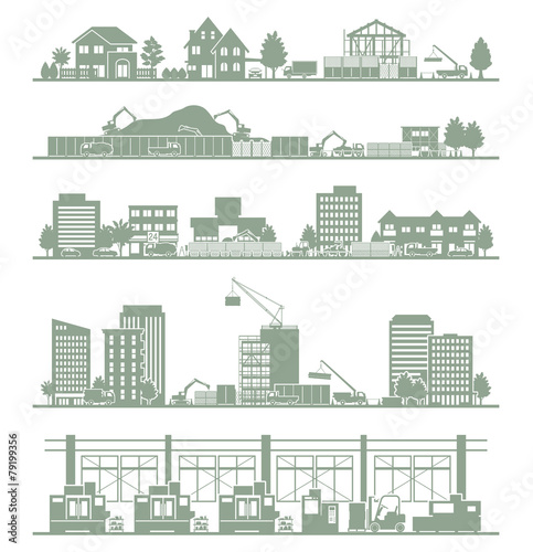 様々な都市 / 建設