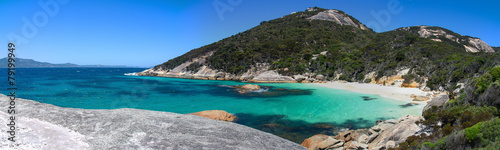 Small bay panorama near Little Beach in Two Peoples Bay Reserve