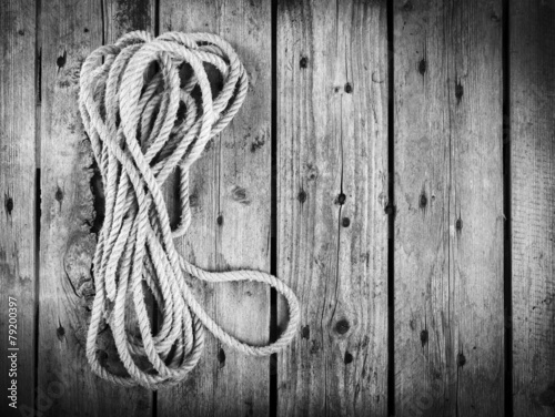 Rope Black and White