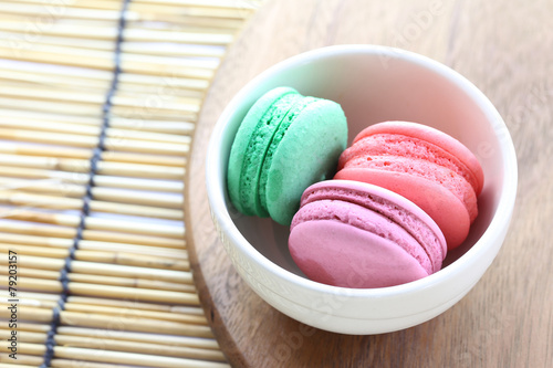 macaroon of dessert.