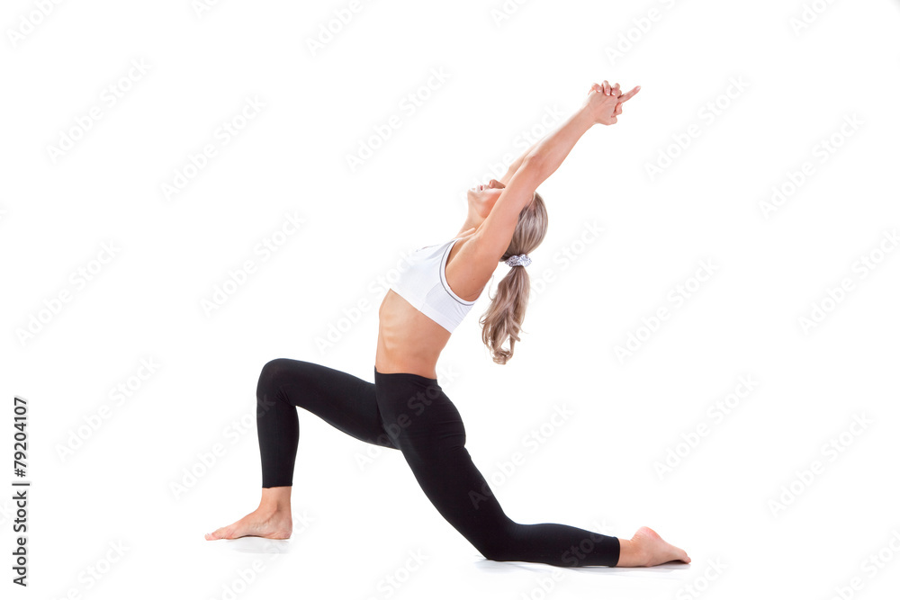 Sport Series: yoga. Half-Moon Position Sport Series: yoga. Half-Moon Position