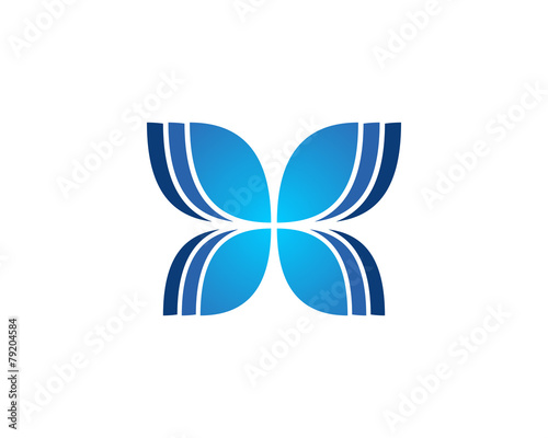 Butterfly In Blue Variation