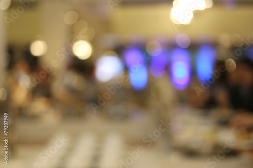 Wallpaper Mural Background blur of Restaurants cafe. Torontodigital.ca