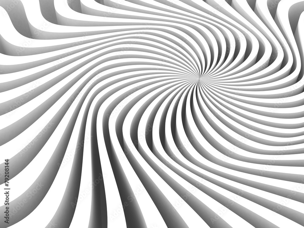 Obraz premium Abstract White Geometric Futuristic Background