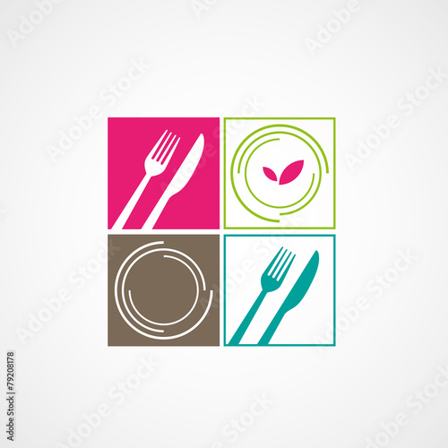 icône restaurant,gastronomie