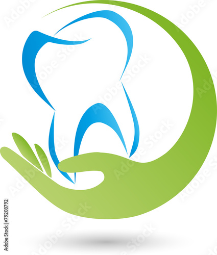 Zahn, Hand, tooth, Logo, Zahnarzt Logo