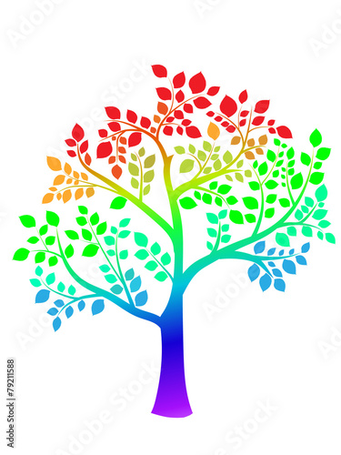 colorful tree