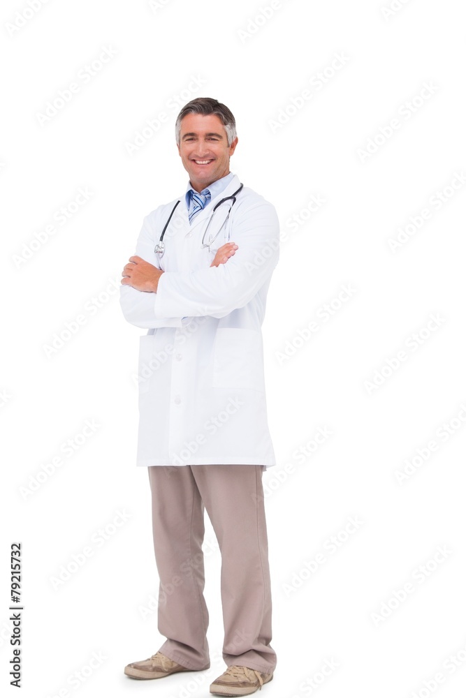 Happy doctor looking at camera Happy doctor looking at camera