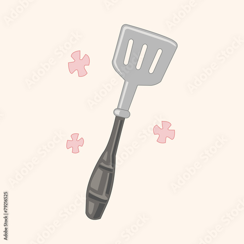 kitchenware spatula theme elements vector,eps