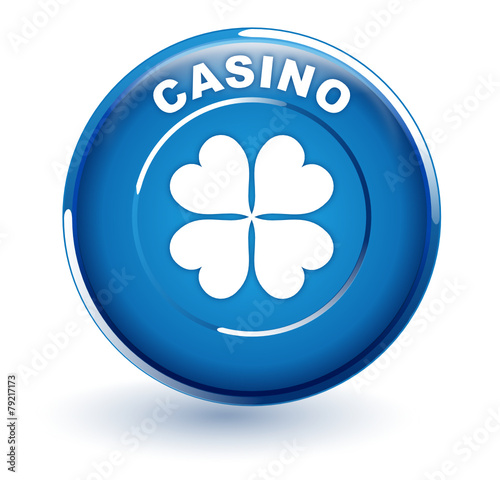 casino sur bouton bleu