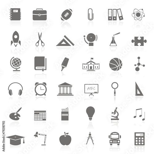 36 Iconos sobre educación FB reflejo