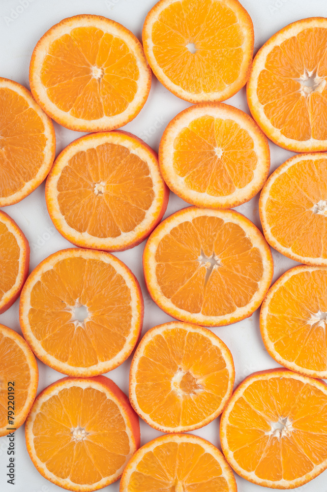 background of bright orange slices background of bright orange slices