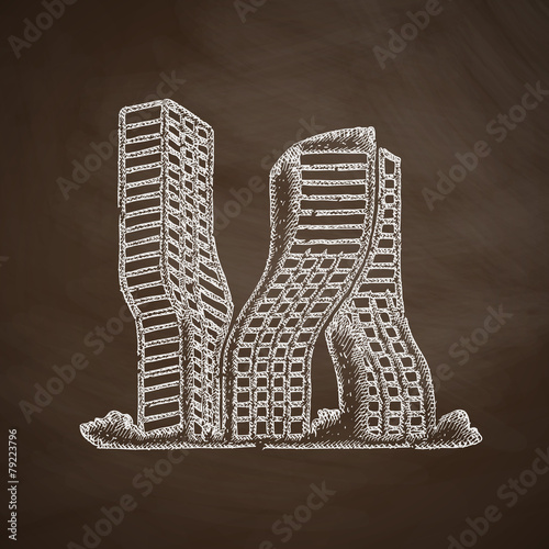 dubai building icon
