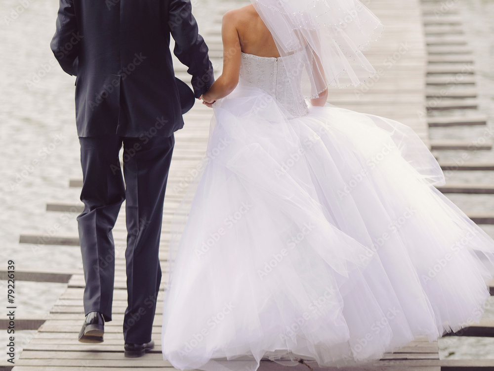 Couple on Wooden Bridge