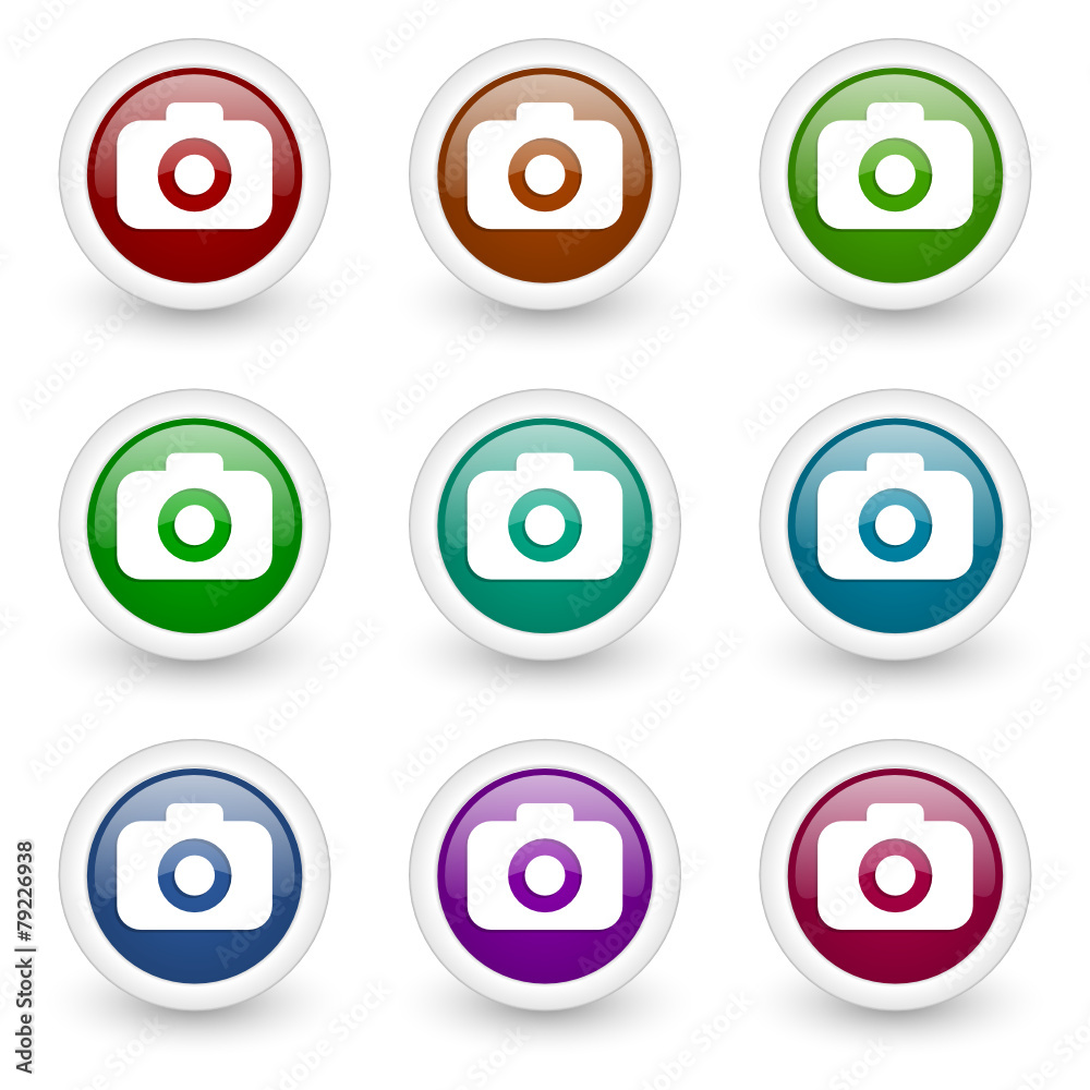 photo camera vector icon set photo camera vector icon set