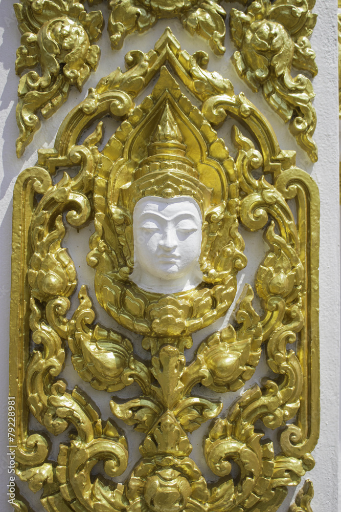 Fototapeta premium Places of worship and temple art of Thailand.